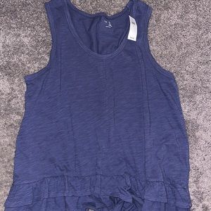 Gary factory ruffled tee